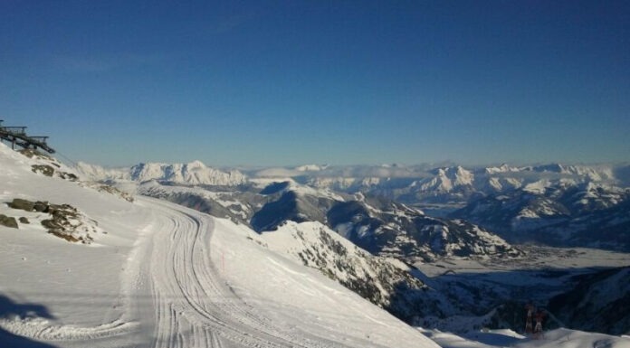 Sneeuw in Kaprun