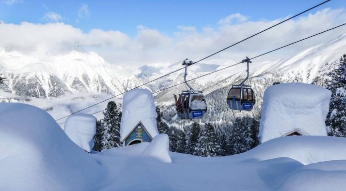 sneeuw in alpen