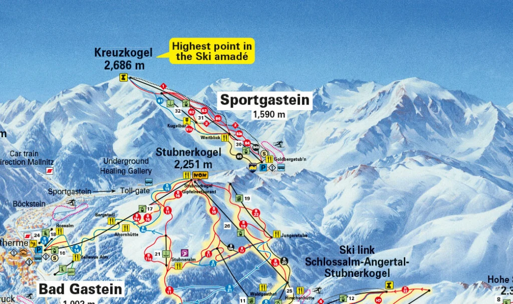 pistekaart sportgastein